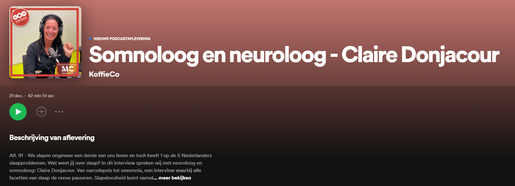 claire donjacour, slaap-waak, podcast, slaap, neuroloog, somnoloog 