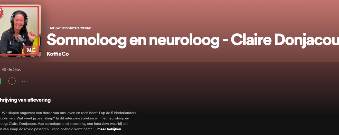 claire donjacour, slaap-waak, podcast, slaap, neuroloog, somnoloog 