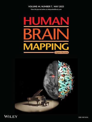 Cover mei 2023 tijdschrift Human Brain Mapping