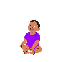 Baby meisje illustratie