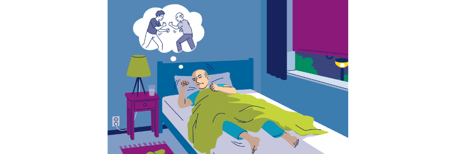 Nachtelijke onrust: herken REM-slaapgedragsstoornis en verwijs gericht