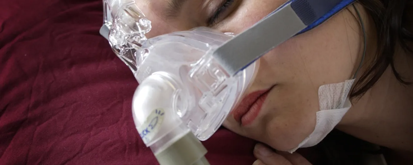 Meisje met slaapapneu